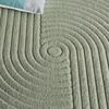 image:imageSAFAVIEH Selena Collection Area Rug  8 Round Beige NonShedding amp Easy to Clean Ideal for Living Room Bedroom Dining Space SLE674BGreen