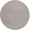 image:imageSAFAVIEH Selena Collection Area Rug  8 Round Beige NonShedding amp Easy to Clean Ideal for Living Room Bedroom Dining Space SLE674BGrey