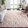 image:imageSAFAVIEH South Hampton Collection 8 x 10 Rust  Ivory SHA302P Handmade Botanical Wool Area RugRustIvory