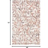 image:imageSAFAVIEH South Hampton Collection 8 x 10 Rust  Ivory SHA302P Handmade Botanical Wool Area RugRustIvory