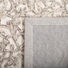 image:imageSAFAVIEH Trace Collection Area Rug  5 x 8 Ivory amp Green Handmade Scroll Wool Ideal for High Traffic Areas in Living Room Bedroom TRC103YBrownIvory