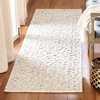 image:imageSAFAVIEH Trace Collection Area Rug  5 x 8 Ivory amp Green Handmade Scroll Wool Ideal for High Traffic Areas in Living Room Bedroom TRC103YCamelIvory