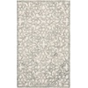 image:imageSAFAVIEH Trace Collection Area Rug  5 x 8 Ivory amp Green Handmade Scroll Wool Ideal for High Traffic Areas in Living Room Bedroom TRC103YCharcoalIvory
