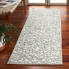 image:imageSAFAVIEH Trace Collection Area Rug  5 x 8 Ivory amp Green Handmade Scroll Wool Ideal for High Traffic Areas in Living Room Bedroom TRC103YCharcoalIvory