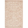 image:imageSAFAVIEH Trace Collection Area Rug  5 x 8 Ivory amp Green Handmade Scroll Wool Ideal for High Traffic Areas in Living Room Bedroom TRC103YIvoryPink
