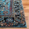 image:imageSAFAVIEH Vintage Hamadan Collection Runner Rug  23 x 12 Light Grey amp Dark Grey Traditional Persian Design NonShedding amp Easy to Clean Ideal for Hallway Foyer Entryway Bedroom VTH211FLight BlueBlack