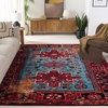 image:imageSAFAVIEH Vintage Hamadan Collection Runner Rug  23 x 12 Light Grey amp Dark Grey Traditional Persian Design NonShedding amp Easy to Clean Ideal for Hallway Foyer Entryway Bedroom VTH211FRedLight Blue