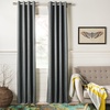 image:imageSAFAVIEH WDT1014A5296 Melissia Window Panel Home Collection Melissia 52X96 Window Treatment GreyGrey