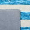 image:imageSAFAVIEH Washable Rug Easy Care Collection  5 x 8 Blue amp Ivory Easy to Clean Ideal for Living Room Bedroom Dining Space ECR115MBlueIvory