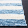 image:imageSAFAVIEH Washable Rug Easy Care Collection  5 x 8 Blue amp Ivory Easy to Clean Ideal for Living Room Bedroom Dining Space ECR115MLight Blue  Ivory