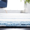 image:imageSAFAVIEH Washable Rug Easy Care Collection  5 x 8 Blue amp Ivory Easy to Clean Ideal for Living Room Bedroom Dining Space ECR115MLight Blue  Ivory