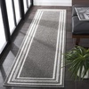 image:imageSAFAVIEH Washable Rug Outdoor Cabana Collection  51 x 76 Turquoise amp Ivory NonShedding amp Easy to Clean Ideal for Patio Backyard Mudroom CBN634KGreyIvory