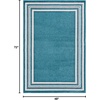 image:imageSAFAVIEH Washable Rug Outdoor Cabana Collection  51 x 76 Turquoise amp Ivory NonShedding amp Easy to Clean Ideal for Patio Backyard Mudroom CBN634KTurquoiseIvory