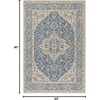 image:imageSAFAVIEH Washable Rug Outdoor Linden Collection  22 x 10 Runner Red amp Cream NonShedding amp Easy to Clean Ideal for Patio Backyard Mudroom LND137QBlueCreme