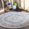 image:imageSAFAVIEH Washable Rug Outdoor Linden Collection  22 x 10 Runner Red amp Cream NonShedding amp Easy to Clean Ideal for Patio Backyard Mudroom LND137QBlueCreme