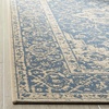 image:imageSAFAVIEH Washable Rug Outdoor Linden Collection  22 x 10 Runner Red amp Cream NonShedding amp Easy to Clean Ideal for Patio Backyard Mudroom LND137QBlueCreme
