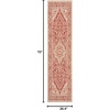 image:imageSAFAVIEH Washable Rug Outdoor Linden Collection  22 x 10 Runner Red amp Cream NonShedding amp Easy to Clean Ideal for Patio Backyard Mudroom LND137QRedCreme