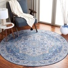 image:imageSAFAVIEH Washable Rug Tucson Collection  5 x 7 Light Blue amp Blue Slip Resistant amp Easy to Clean Ideal for Living Room Bedroom Dining Space TSN118LLight BlueBlue