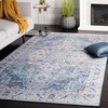 image:imageSAFAVIEH Washable Rug Tucson Collection  5 x 7 Light Blue amp Blue Slip Resistant amp Easy to Clean Ideal for Living Room Bedroom Dining Space TSN118LLight BlueBlue
