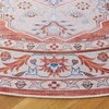 image:imageSAFAVIEH Washable Rug Tucson Collection  5 x 7 Light Blue amp Blue Slip Resistant amp Easy to Clean Ideal for Living Room Bedroom Dining Space TSN118LRustIvory