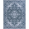 image:imageSAFAVIEH Washable Rug Tucson Collection  5 x 8 Light Blue amp Navy Slip Resistant amp Easy to Clean Ideal for Living Room Bedroom Dining Space TSN147MBlackBeige
