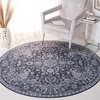 image:imageSAFAVIEH Washable Rug Tucson Collection  5 x 8 Light Blue amp Navy Slip Resistant amp Easy to Clean Ideal for Living Room Bedroom Dining Space TSN147MBlackBeige