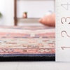 image:imageSAFAVIEH Washable Rug Tucson Collection  8 x 10 Rust amp Blue Slip Resistant amp Easy to Clean Ideal for Living Room Bedroom Dining Space TSN153PRustBlue