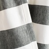 image:imageSafavieh Home Collection Rafina Grey and White Stripe Opaque 52 x 96 Grommet Window PanelGrey