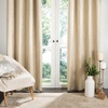 image:imageSafavieh Home Collection Veria Beige Opaque 52 x 96 Grommet Window PanelBeige
