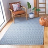 image:imageMartha Stewart x SAFAVIEH Area Rug Collection  4 x 6 Blue amp Grey Flat Weave Cotton Ideal for Living Room Foyer Bedroom Accent Space MSR405M