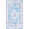 image:imageMartha Stewart x SAFAVIEH Machine Washable Area Rug Collection  5 x 7 Turquoise amp Beige Slip Resistant amp Easy Cleaning Ideal for Ideal for Living Room Bedroom Dining Space MSRW136KTurquoiseBeige