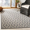image:imageMartha Stewart x SAFAVIEH Outdoor Area Rug Collection  53 x 77 Anthracite amp Beige Weather Resistant amp Washable Ideal for Patio Backyard Mudroom Deck Dining Space MSR4274246