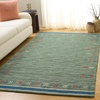 image:imageSAFAVIEH 6x9 Area Rug  Himalaya Collection  Blue amp Rust Handmade Wool Ideal for Living Room Bedroom Dining Space HIM597MSageGreen