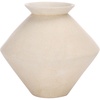 image:imageSAFAVIEH Home Collection  Reign Marble Vase Set of 2 Black amp Rust Decorative Stone Sculptures for Flowers and Candles RDC4024ASET2Cream