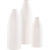 image:imageSAFAVIEH Home Collection Lovetta Cream Ceramic Decorative Vase Set of 3