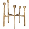image:imageSAFAVIEH Home Collection Quyn Brass Tapered Candleholder Centerpiece