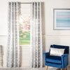 image:imageSAFAVIEH Home Curtain Brenna Grey SemiSheer 52 x 84 Grommet Window Drape PanelGrey