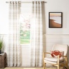 image:imageSAFAVIEH Home Curtain Liberty Assorted Beige SemiSheer 52 x 96 Grommet Window Drape PanelAssorted