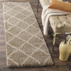 image:imageSAFAVIEH Hudson Shag Collection Runner Rug  23 x 8 Distressed Grey amp Ivory Trellis Design NonShedding amp Easy Care 2inch Thick Ideal for High Traffic Areas in Living Room Bedroom SGH281KBeigeIvory