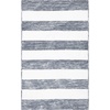 image:imageSAFAVIEH Washable Rug Easy Care Collection  5 x 8 Blue amp Ivory Easy to Clean Ideal for Living Room Bedroom Dining Space ECR115MDark GreyIvory