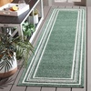 image:imageSAFAVIEH Washable Rug Outdoor Cabana Collection  51 x 76 Turquoise amp Ivory NonShedding amp Easy to Clean Ideal for Patio Backyard Mudroom CBN634KGreenIvory
