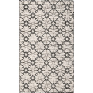 image:imageMartha Stewart x SAFAVIEH Area Rug Collection  4 x 6 Ivory amp Grey Handmade Wool Ideal for Living Room Foyer Bedroom Accent Space MSR3503FIvoryBlack