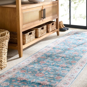 image:imageMartha Stewart x SAFAVIEH Machine Washable Area Rug Collection  5 x 8 Green amp Beige Slip Resistant amp Easy Cleaning Ideal for Ideal for Living Room Bedroom Dining Space MSRW112YGreenBeige