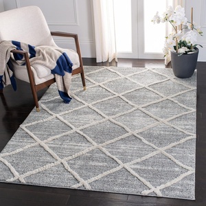 image:imageMartha Stewart x SAFAVIEH Shag Rug Collection  4 x 6 White amp Light Grey NonShedding amp Easy Cleaning Ultra Plush Thick Pile Ideal for Living Room Foyer Bedroom Accent Space MSR0720A