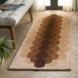 image:imageSAFAVIEH 5x8 Area Rug  Metro Collection  Orange amp Rust Handmade Wool Ideal for Living Room Bedroom Dining Space MET301PBrown