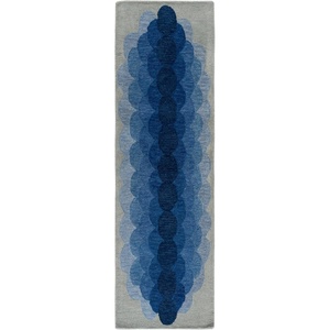 image:imageSAFAVIEH 5x8 Area Rug  Metro Collection  Orange amp Rust Handmade Wool Ideal for Living Room Bedroom Dining Space MET301PNavyBlue