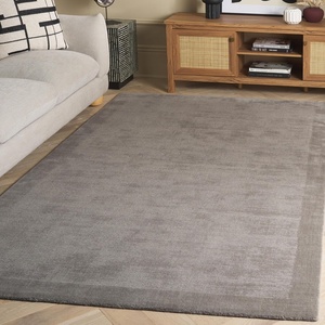 image:imageSAFAVIEH 8x10 Area Rug  Mirage Collection  Large  Beige Handmade Wool Ideal for Living Room Bedroom Dining Space MIR685BGrey