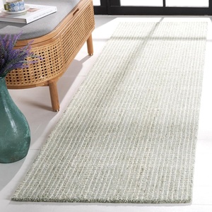 image:imageSAFAVIEH Abstract Collection Area Rug  6 x 9 Black amp Ivory Handmade Wool Ideal for High Traffic Areas in Living Room Bedroom ABT482ZSageIvory