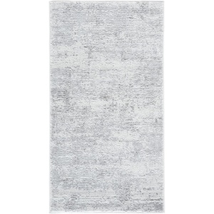 image:imageSAFAVIEH Amelia Collection Area Rug  8 Round Ivory amp Steel Blue NonShedding amp Easy to Clean Ideal for Living Room Bedroom Dining Space ALA700DIvoryLight Grey