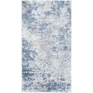 image:imageSAFAVIEH Amelia Collection Runner  22 x 8 Charcoal amp Ivory Modern Abstract Design NonShedding amp Easy Care Ideal for The Living Room Dining Bedroom ALA705HDark BlueGrey
